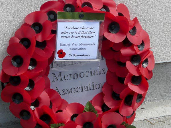 Barnet War Memorials Association - The Golders Green Memorial Stone - The Times-Seris 21/06/18