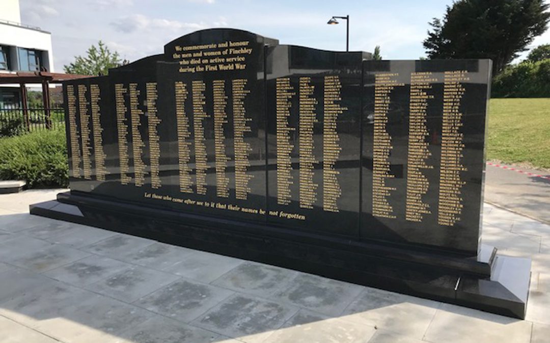 Finchley War Memorial Dedication Ceremony