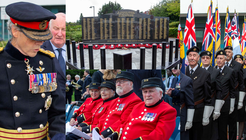 The Dedication of the new Finchley War Memorial