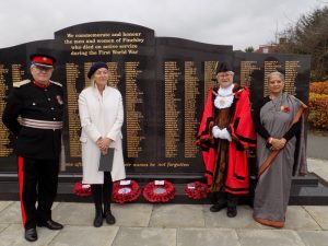 Finchley Memorial Day Service 2025 - The DL, Rabbi Birk, The Mayor and Dr Jani